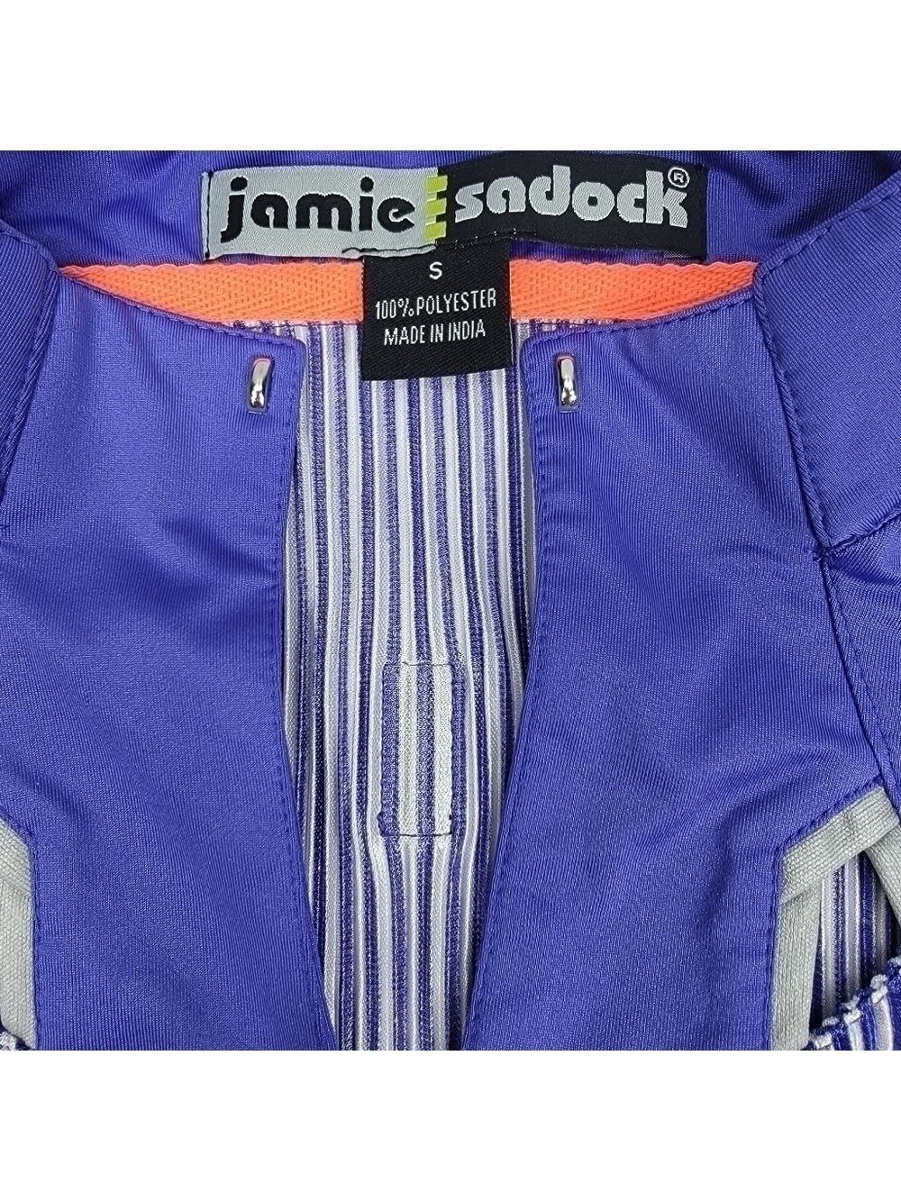Jamie Sadock Women's Sleeveless White Purple Stripe Athletic Golf Top Size S - Picture 2 of 9